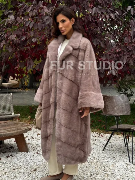 Норковая шуба (больших размеров) - фото 5