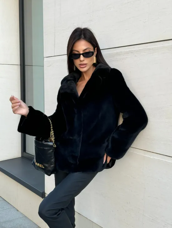 Шуба норковая SAGA FURS  пиджак автоледи - английский воротник - фото 9