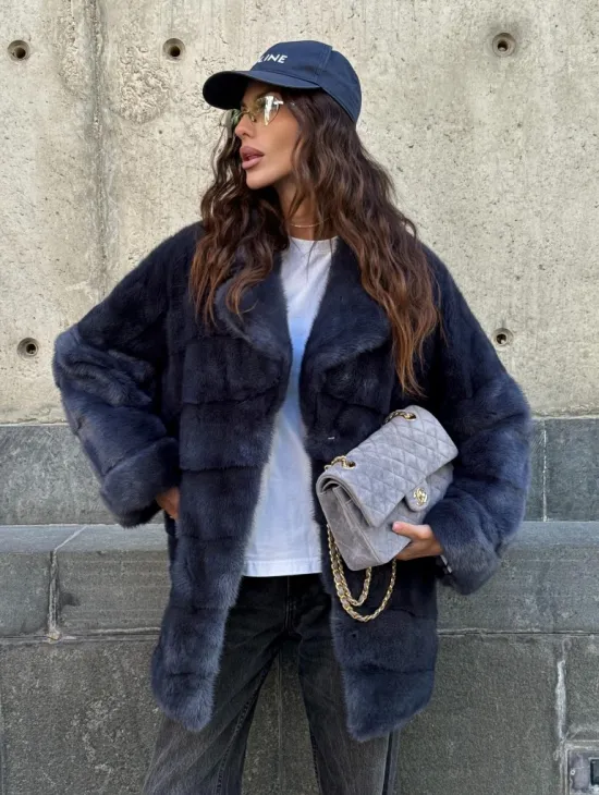 Короткая норковая шуба - автоледи - фото 6