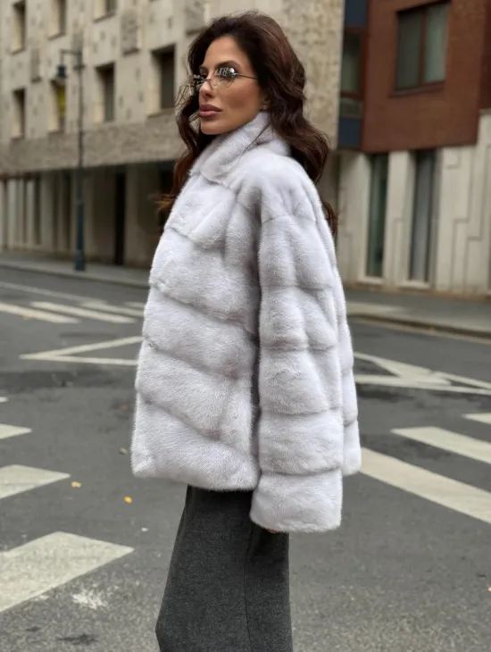 Шуба норковая - короткий жакет - фото 6