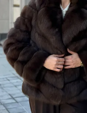 Полушубок из соболя - фото 2