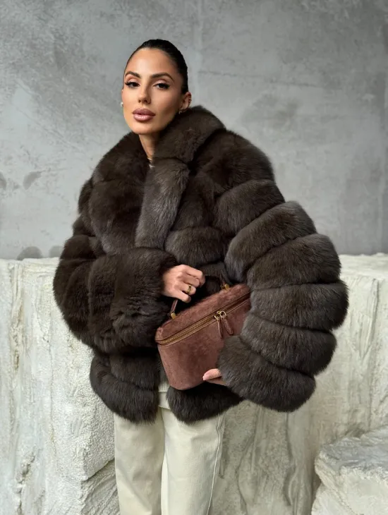 Шуба под соболя - короткая - фото 10