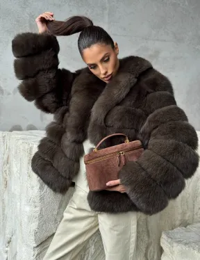 Шуба под соболя - короткая - фото 11