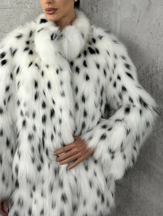 Шуба из лисы под рысь 2026 - фото 2