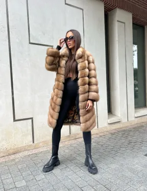 Шуба из лесной куницы - фото 3