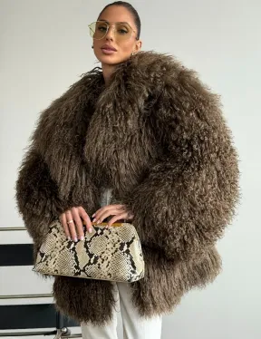 Шуба из лама - фото 0