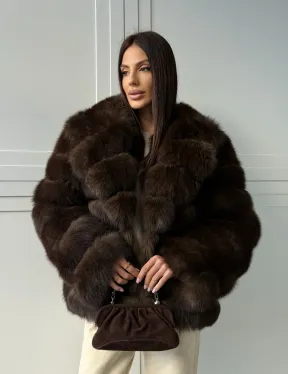 Полушубок из песца 