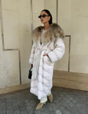 Норка кимоно с капюшоном рысь - фото 11